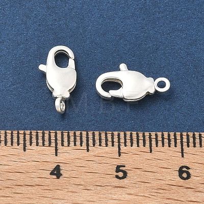 Brass Swivel Lobster Claw Clasps KK-E796-02A-MS-1