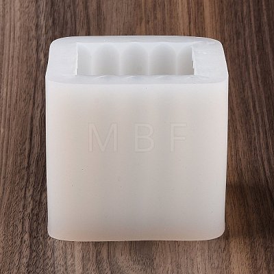 Stripe-shaped Cube Candle Food Grade Silicone Molds DIY-D071-02-1