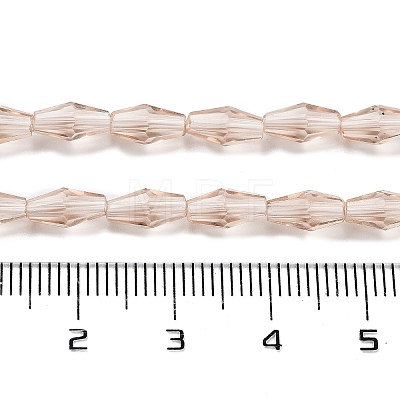 Glass Beads Strands X-GLAA-R026-8x4mm-14-1