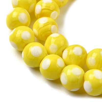 Handmade Lampwork Beads LAMP-D002-8mm-01D-1