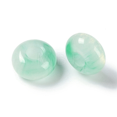 Two Tone Resin European Beads RESI-F055-09H-1