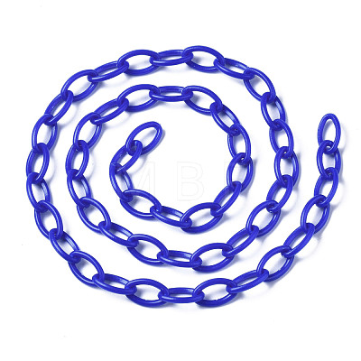 Handmade Opaque Acrylic Cable Chains KY-N014-001C-1