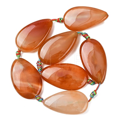 Natural Banded Agate Beads Strands G-F825-E01-01-1