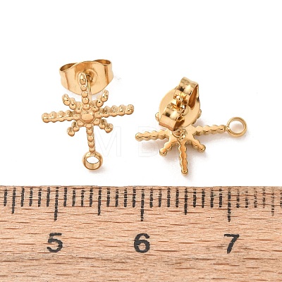 304 Stainless Steel Stud Earrings LS-STAS-K291-13C-G-1