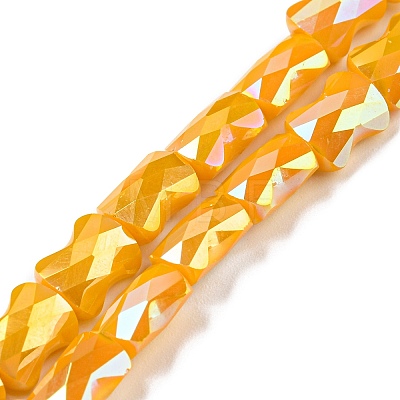 AB Color Plated Glass Beads Strands EGLA-P051-06B-B04-1