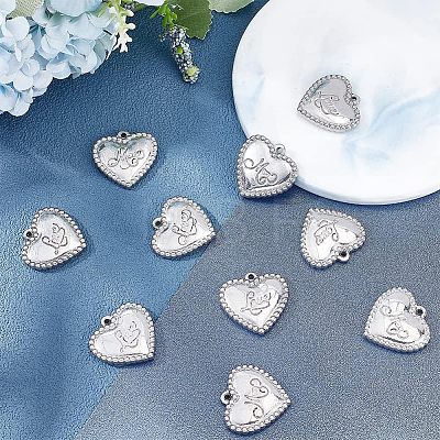 Unicraftale
 Mother's Day 304 Stainless Steel Pendants STAS-UN0039-84-1