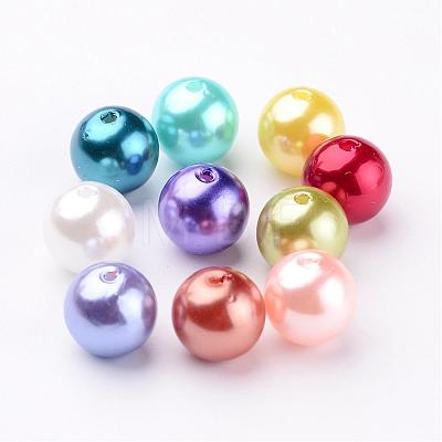 ABS Plastic Imitation Pearl Round Beads X-SACR-S074-12mm-M-1