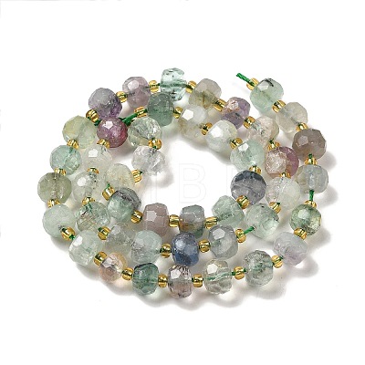 Natural Fluorite Beads Strands G-P508-A07-01-1