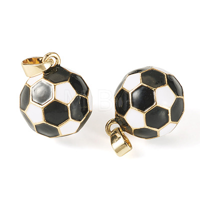 2Pcs Brass Enamel Charms KK-TA0008-66-1