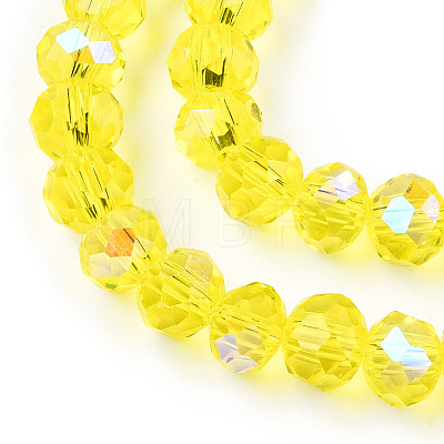 Electroplate Glass Beads Strands EGLA-A034-T1mm-L28-1