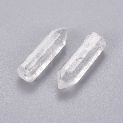 Natural Quartz Crystal Pointed Beads G-F614-08-1