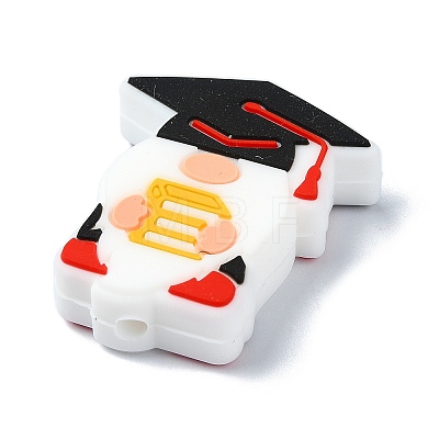 Graduation Theme Silicone Beads SIL-G010-01A-1