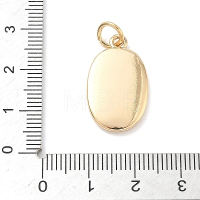 Printed Brass Pendants KK-D104-02B-G-1