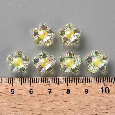 Transparent Acrylic Beads TACR-S152-06B-SS2105-1