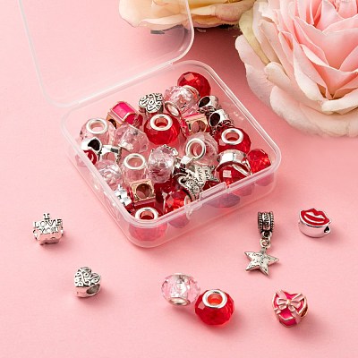 DIY Valentine's Day Themed Jewelry Making Kits DIY-LS0001-86-1