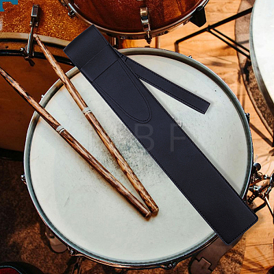 2Pcs 2 Colors Leather Drumstick Storage Case AJEW-CL0005-92-1