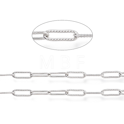 Tarnish Resistant 304 Stainless Steel Cable Chain CHS-M003-14P-1