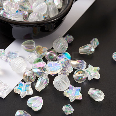 Transparent Acrylic Beads TACR-TA0001-11-1