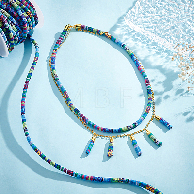 10M Ethnic Style Nylon Braided String NWIR-BC0001-02C-1