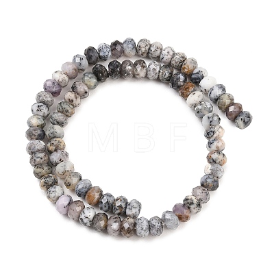 Natural  Black African Opal Beads Strands G-C259-A52-5x8mm-1