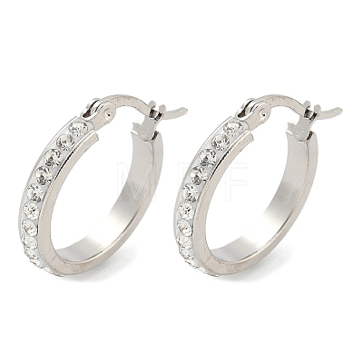 304 Stainless Steel Hoop Earrings LS-EJEW-N0031-11P-1