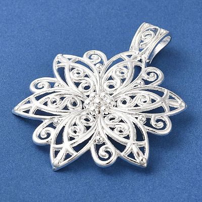 Tibetan Style Alloy Focal Pendants TIBEP-LF9727Y-S-FF-1