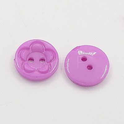 Acrylic Sewing Buttons for Clothes Design BUTT-E083-E-M-1
