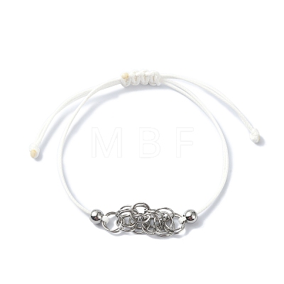 304 Stainless Steel Macrame Pouch Bracelet Making for Stone Holder AJEW-JB01193-03-1