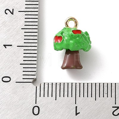 Alloy Enamel Pendants AL-CBA02ED-03G-A-1