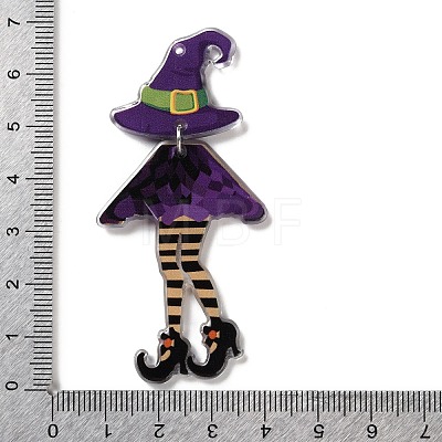 Halloween Theme Opaque Acrylic Big Pendants SACR-Z006-08C-1