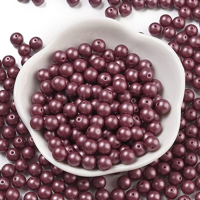 Baking Paint Glass Seed Beads SEED-A034-02E-1