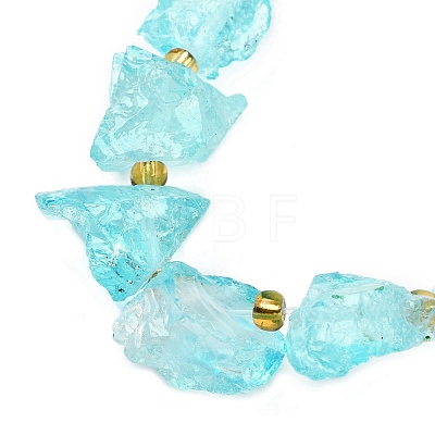 Raw Rough Natural Quartz Crystal Beads Strands G-Z131-J01-05-1