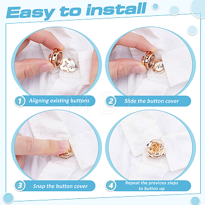 6Pcs Zinc Alloy Cufflinks BUTT-ME0001-35-1