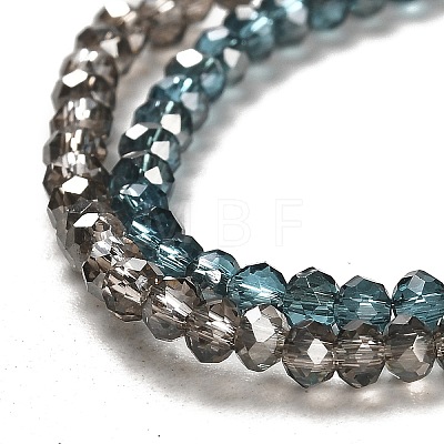Electroplate Glass Beads Strands EGLA-D020-3x2mm-M2-1