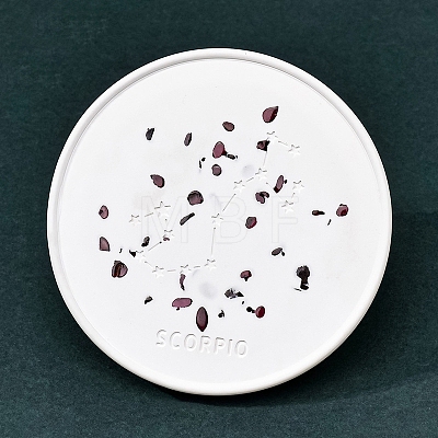 Twelve Constellations Plaster Coaster PW-WG28707-08-1