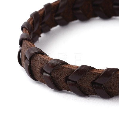 PU Leather & Leather Cord Bracelets BJEW-N269-31B-1