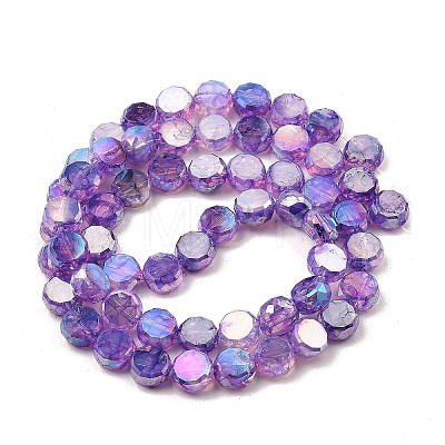 Imitation Jade Glass Beads Strands GLAA-P058-05A-04-1