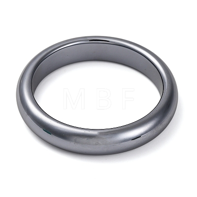 Natural Terahertz Stone Bangles BJEW-H619-01E-1