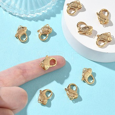SHEGRACE Brass Lobster Claw Clasps XGRQ4G357-673G-1