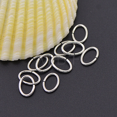 Non-Tarnish 304 Stainless Steel Open Jump Rings STAS-L236-07P-1