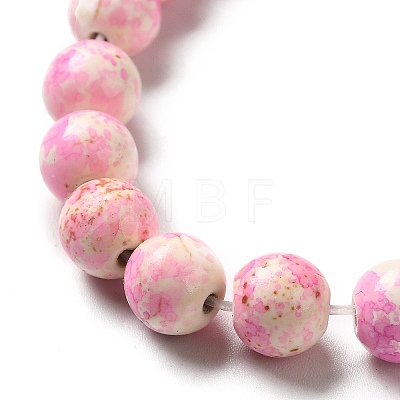 Synthetic Turquoise Dyed Beads Strands G-E594-24J-1