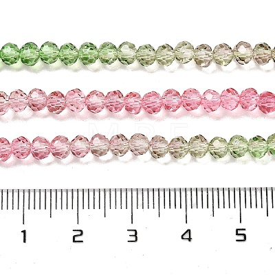 Transparent Painted Glass Beads Strands LS-DGLA-A034-T3mm-A18-1