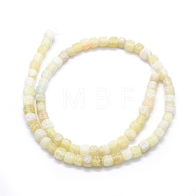 Dyed Natural Weathered Agate Beads Strands G-F583-11G-1