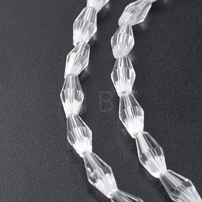 Glass Beads Strands GLAA-R026-8x4mm-15-1
