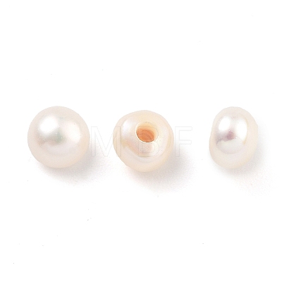 Grade 6A Natural Cultured Freshwater Pearl Beads PEAR-N018-6A-3540A-1