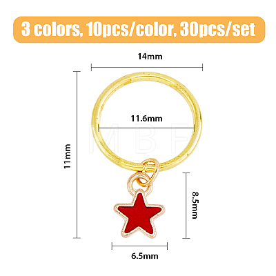 Independence Day Theme DIY Hair Accessories PALLOY-PH01473-1