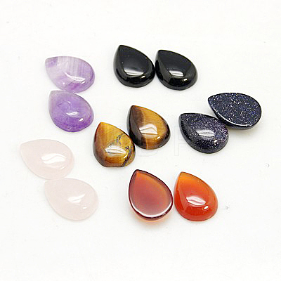 Gemstone Cabochons G-H1598-DR-14x10x4-M-1