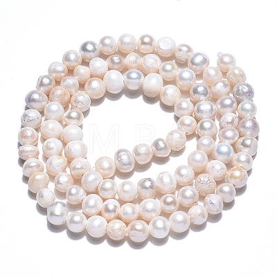 Natural Cultured Freshwater Pearl Beads Strands PEAR-N013-03E-1