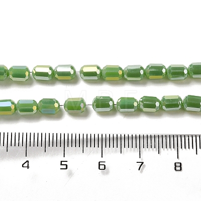 Electroplate Glass Beads Strands EGLA-D031-01A-1