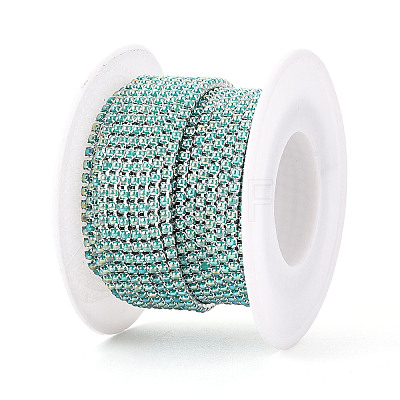Iron & ABS Imitation Pearl Cup Chains CH-T007-01A-04-1
